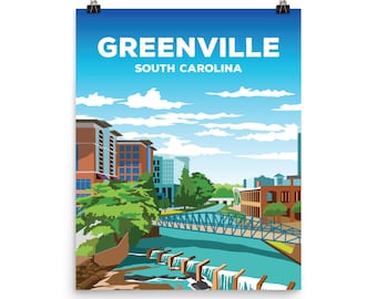 Greenville South Carolina Art Print