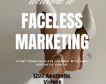 1200 Viral Faceless Stock Videos | Aesthetic B-Roll Bundle for Reels, TikTok, YouTube