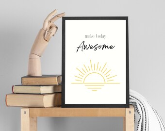 Digital QUOTE Print | Digital Download | Positive Quote Print | Digital Wall Art | Download Wall Art | Sunshine Print | Digital Art Print