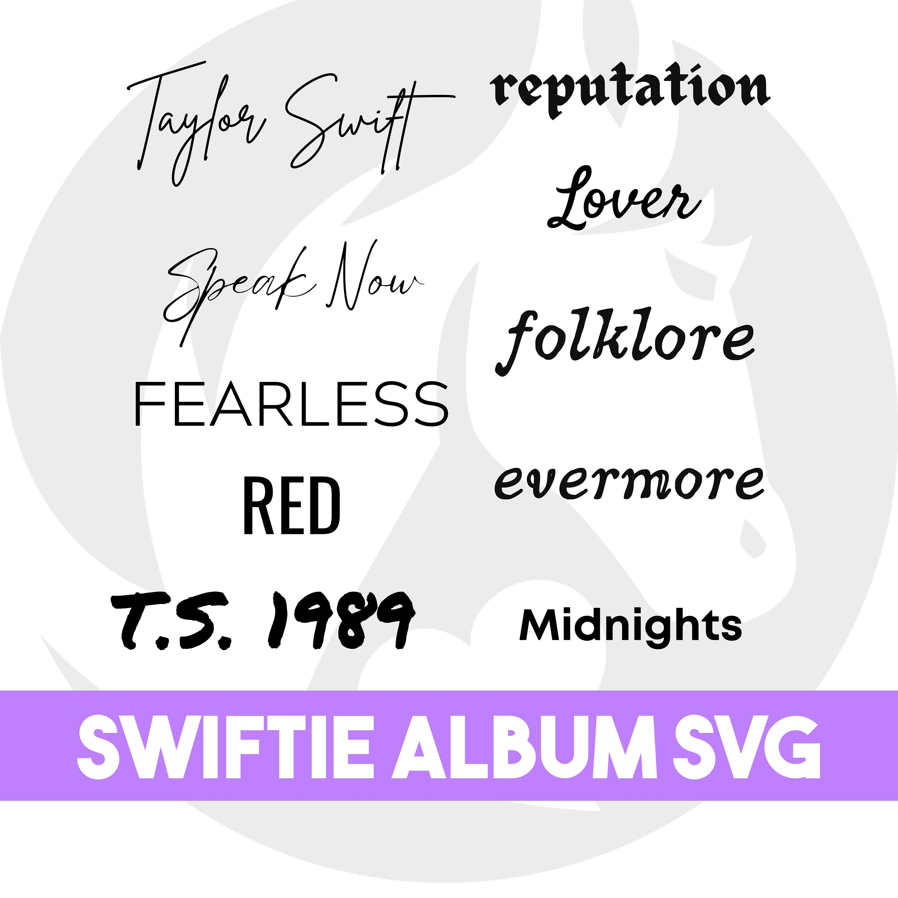 Taylor Swift Album Svg Free Image To U