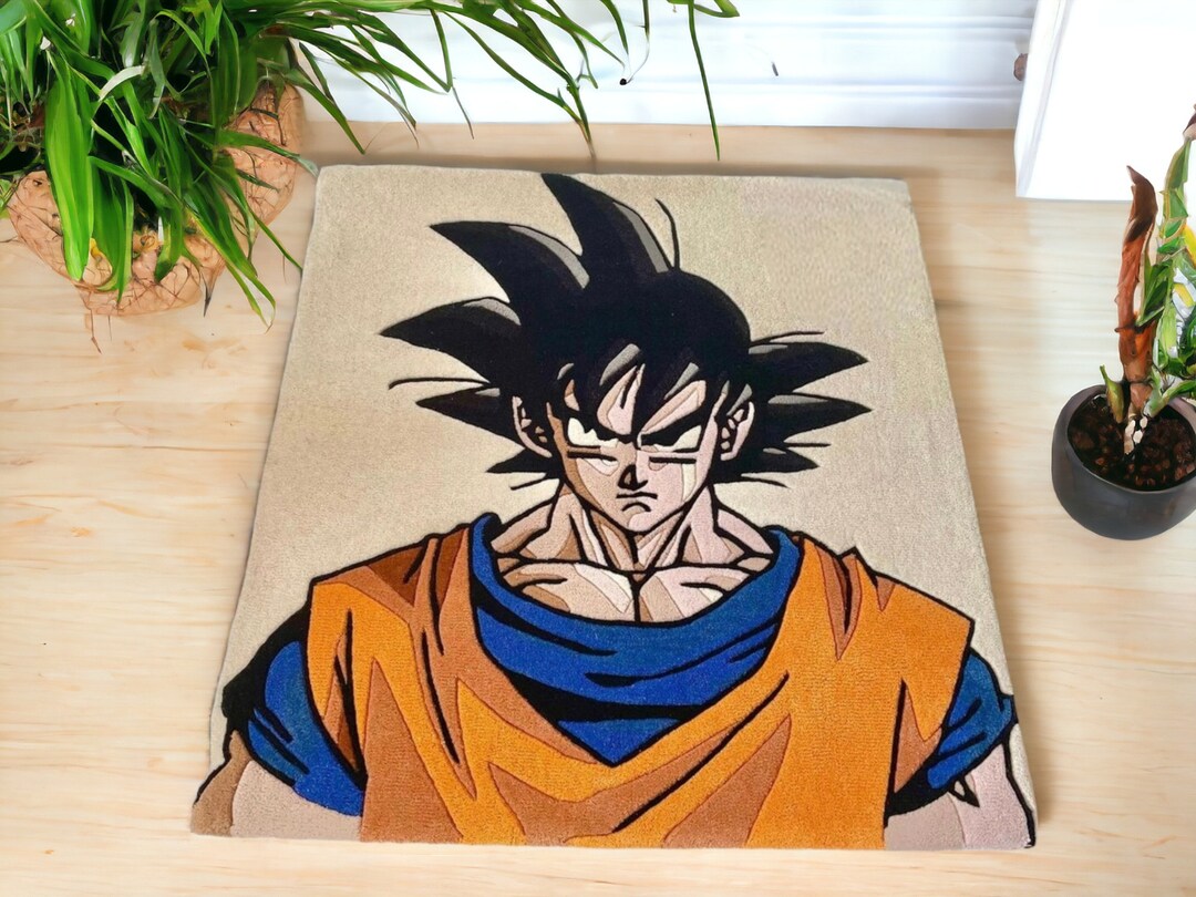 Groku Rug Super Saiyan-inspired Goku Rug: Anime Icon for Legendary Spaces ...