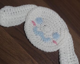 CROCHET PATTERN Crochet Cinnamoroll Inspired Coaster! Instant