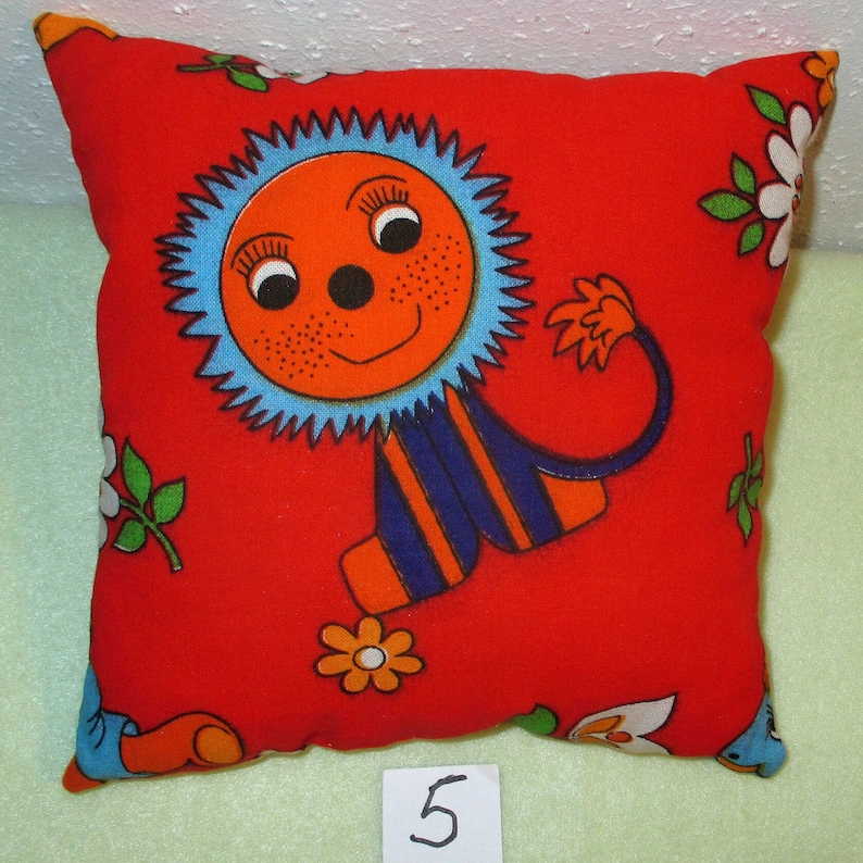 Kinder Kuschelkissen, Reisekissen, Einschlafkissen, Geschenk, 20x20cm, schöne, bunte Kinder-Motive, Baumwolle vorgewaschen, Bild 8