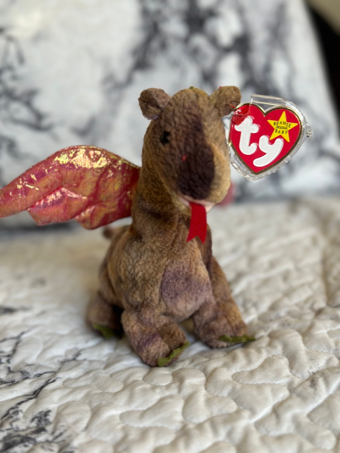 Scorch the Dragon rare TY Beanie Baby Tag Errors Etsy