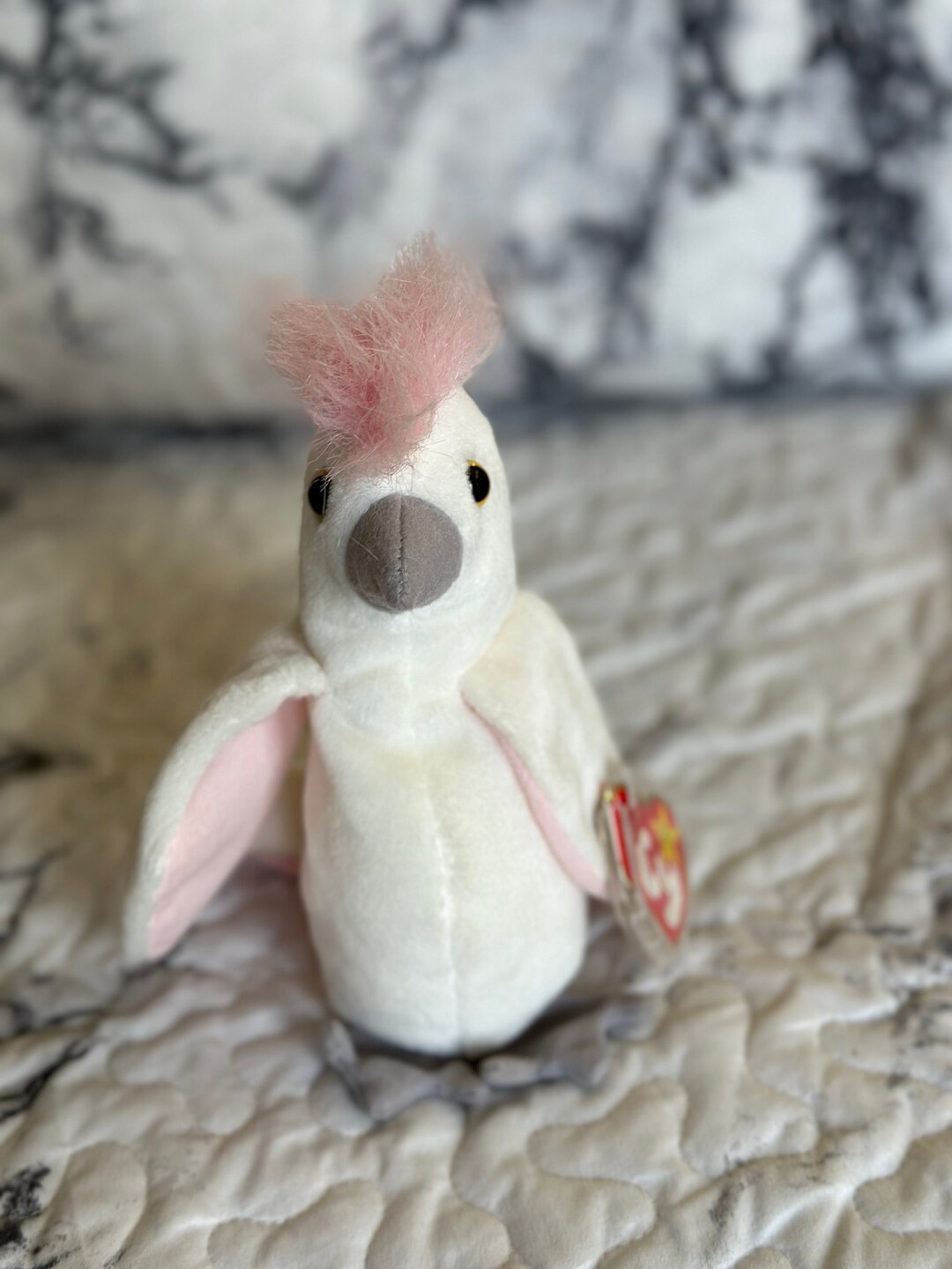 Kuku the Cockatoo rare TY Beanie Baby Etsy