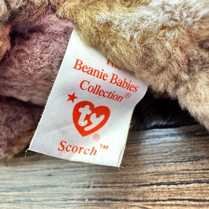 Scorch the Dragon rare TY Beanie Baby Tag Errors - Etsy