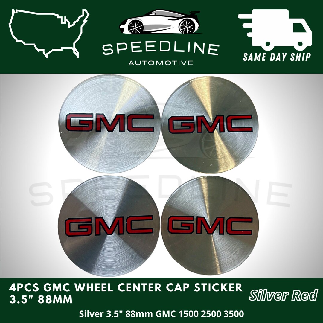 4 Wheel Center Cap Logo Sticker Decal Emblem Silver 3.5 Etsy Australia