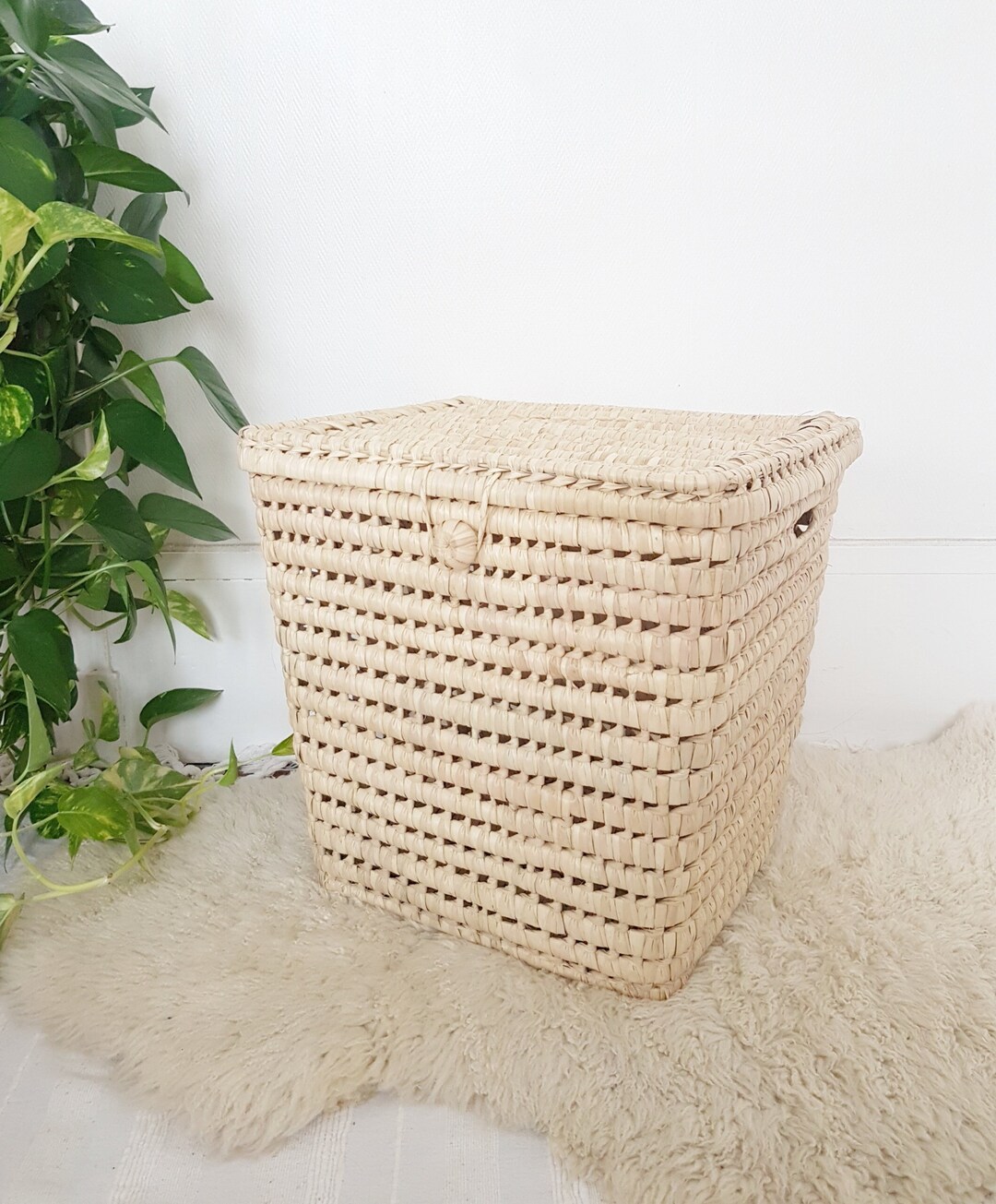 Handmade Wicker Laundry Basket My Little Laundry Stylish Etsy