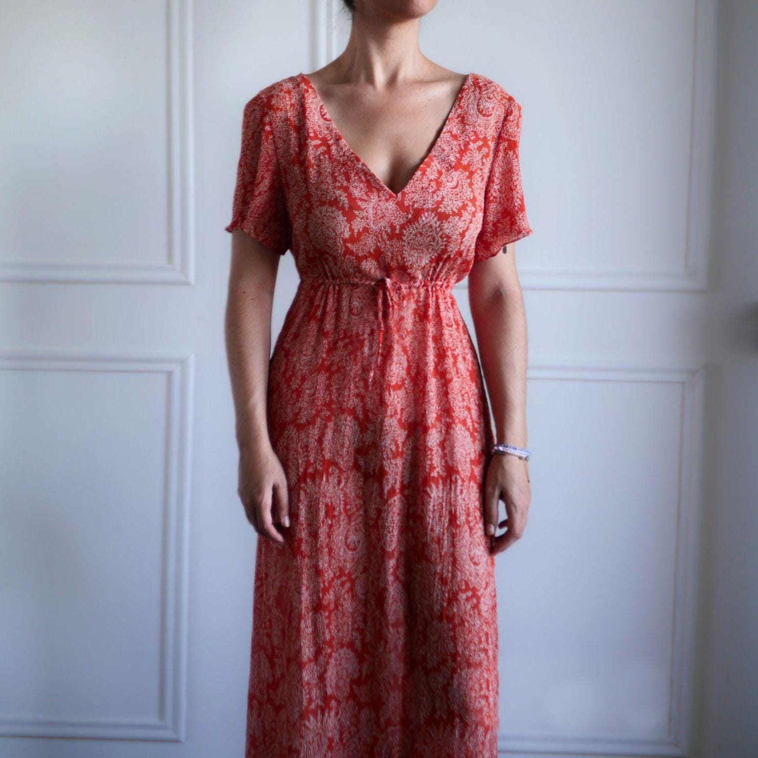 Sewing Pattern Summer Maxi Dress Boho, Sewing Pattern PDF Long Dress - Etsy