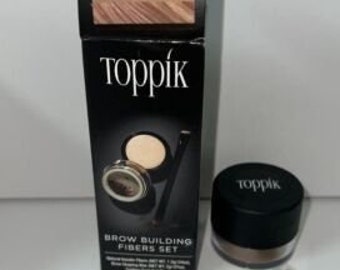 Toppik Brow Building Fiber Set LIGHT BROWN Brand New In Box As Picyured