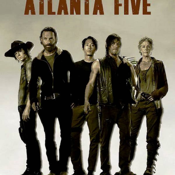 Rick Grimes Daryl Dixon  8x10 Photo The Walking Dead Andrew Lincoln Norman Reedus Zombies and Walkers The Atlanta Five