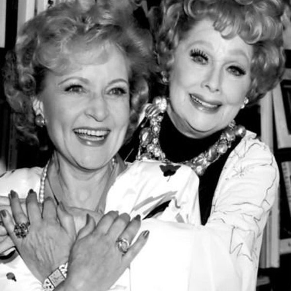 Lucille Ball and Betty White  8x10 Press Photo Classic Movie Legends