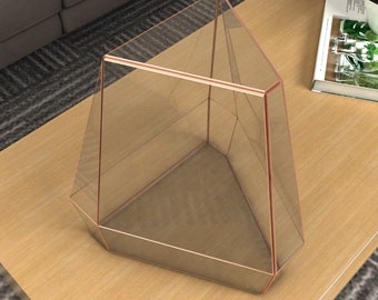 Geometric Glass Terrarium Pattern Template (PDF)