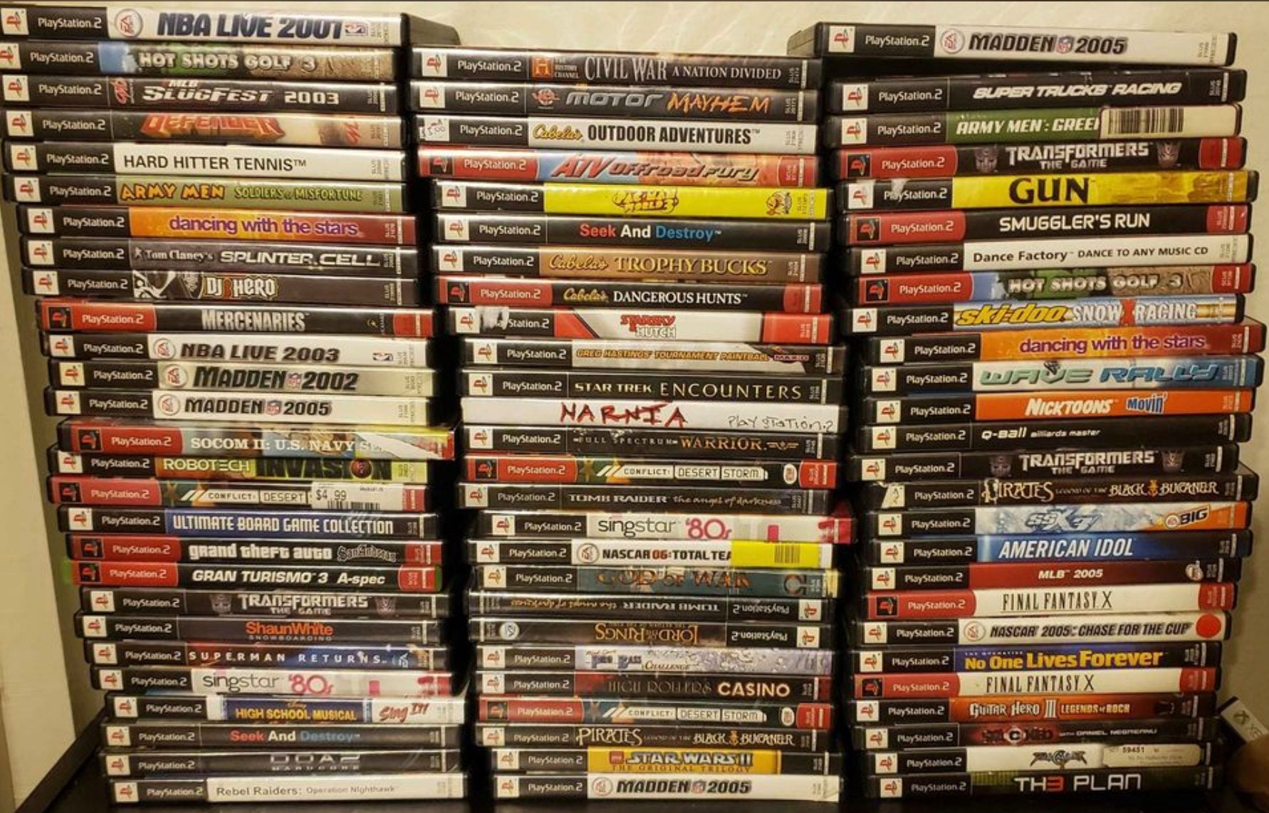 Playstation 2 (PS2) - 42 game lot - Half CIB with Manual! *NO