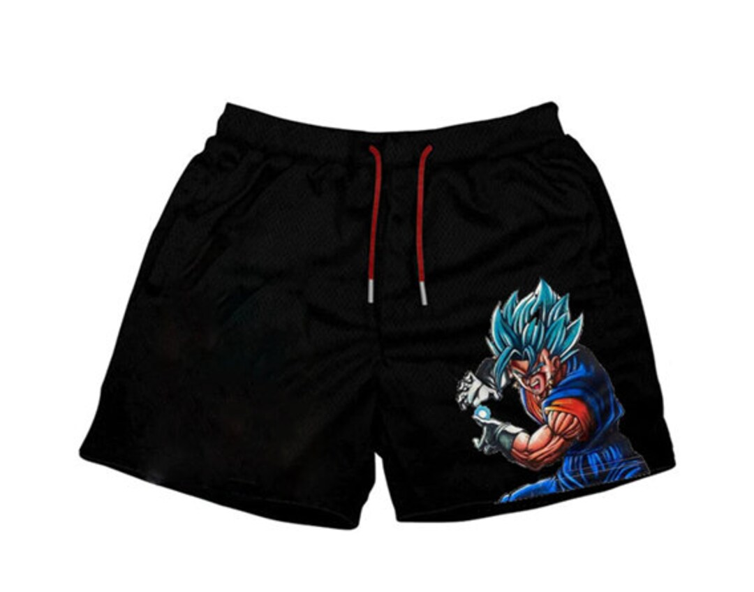 Anime Dragon Ball Z Gym Shorts Gym Shorts Mens Shorts - Etsy