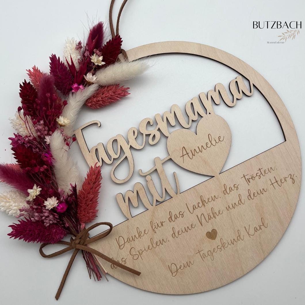 Day mum with heartGift for childminder, best childminder,