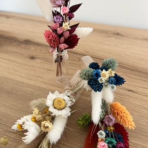 Kartenhalter personalisiert, Fotohalter, Fotoleiste mit Trockenblumen, Kartenhalter mit Wunschtext, personalisierungs Geschenk Bild 9