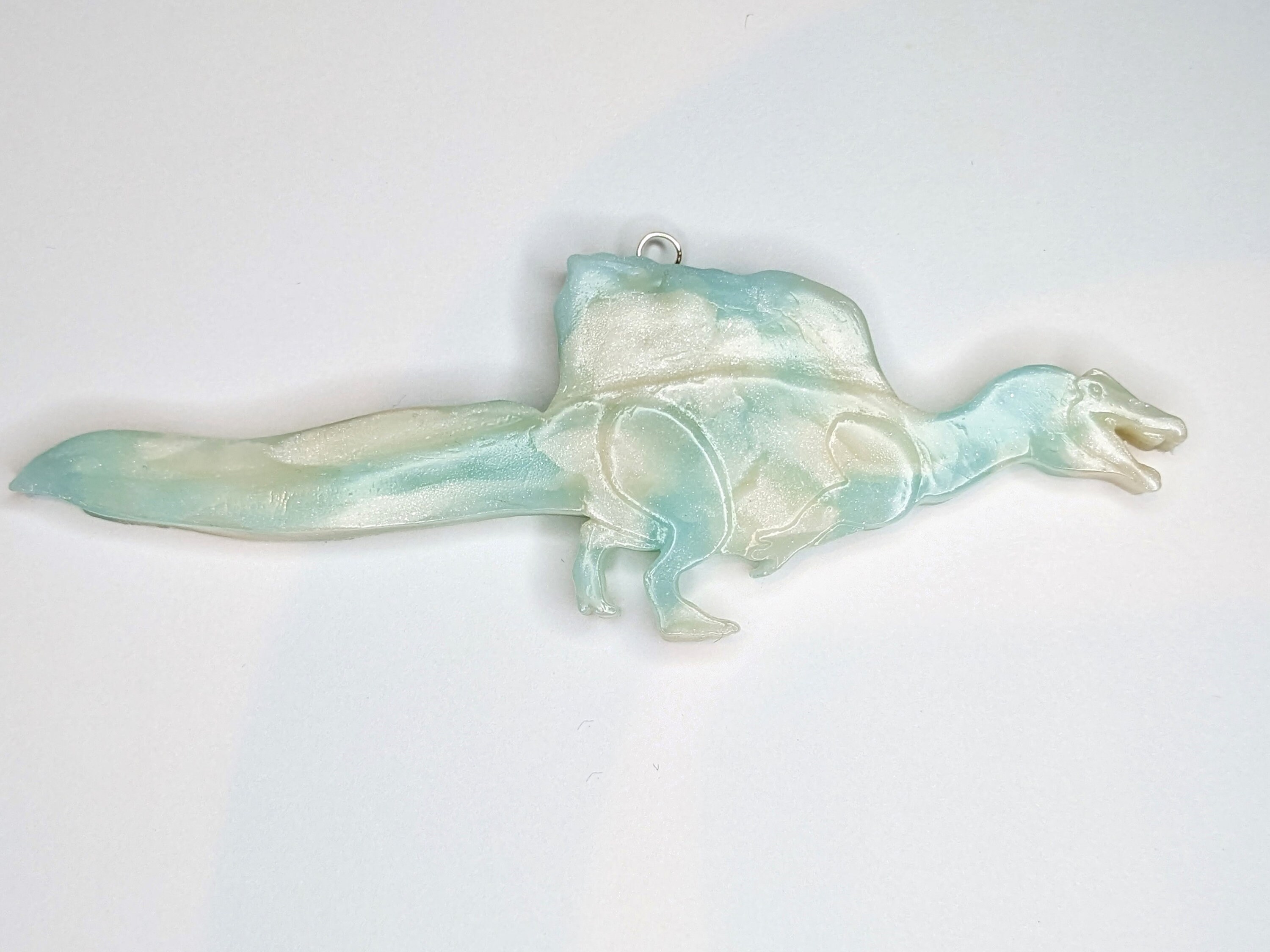 Dinosaurier Freundschafts Halsketten - 2-teiliges Split Herz Set