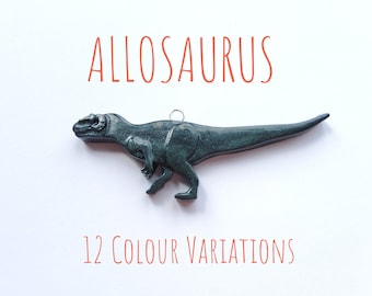 Allosaurus Pendant, Allosaurus Necklace, Dinosaur Pendant, Dinosaur Necklace, Dinosaur Jewellery