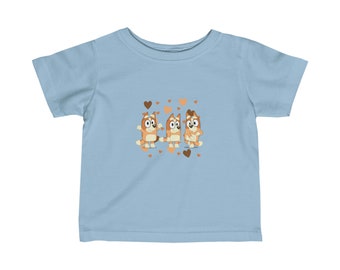 Bluey Inspired Baby Tee, Bingo TShirt for Baby, Bingo baby Tee