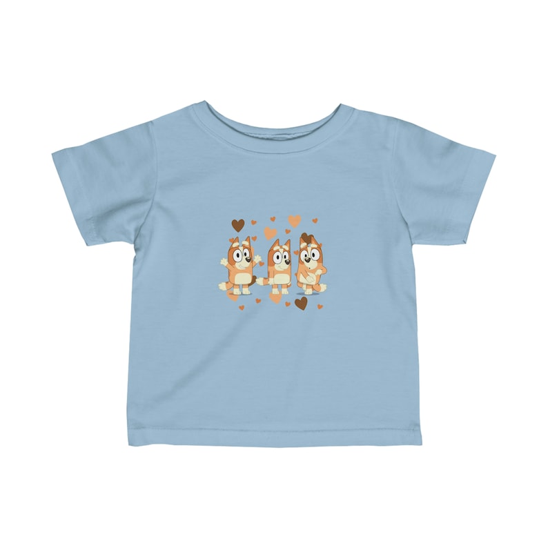 Bluey Inspired Baby Tee, Bingo TShirt for Baby, Bingo baby Tee image 1