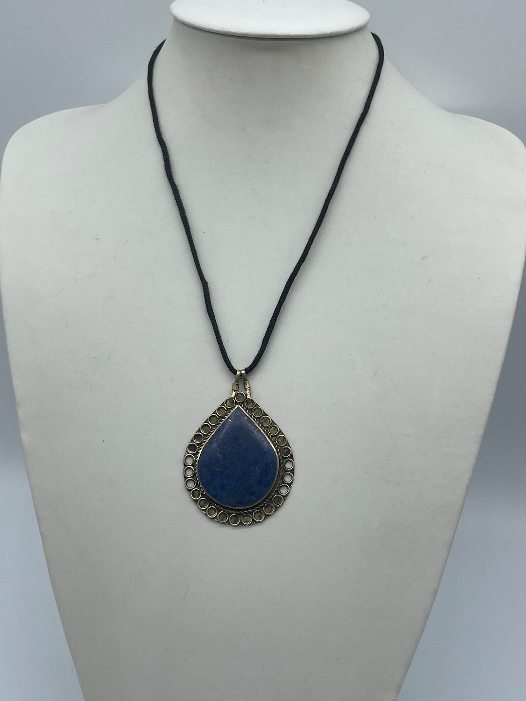 Collier Vintage Berbère Ethnique Longueur 54.5 Cm - Multicolore - Occasion