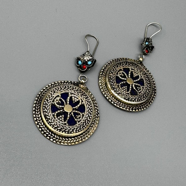 Boucle d’oreille Afghan kochi des fabrications artisanales boucles d’oreilles femme ethnique boucles d’oreille vintage afghan kochi