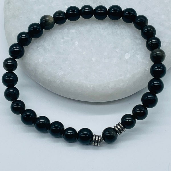 Bracelet en pierre naturelle obsidienne bracelet turquoise naturelle bracelets femme bracelets homme lithotherapie gemme perles