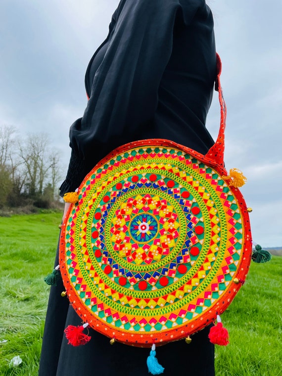 Sac Afghan Brodé traditionnel tribal kuchi Pochet… - image 1