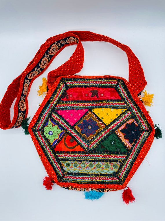 Sac Afghan Brodé traditionnel tribal kuchi Pochet… - image 6