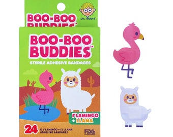 Flamingo and Llama Bandages