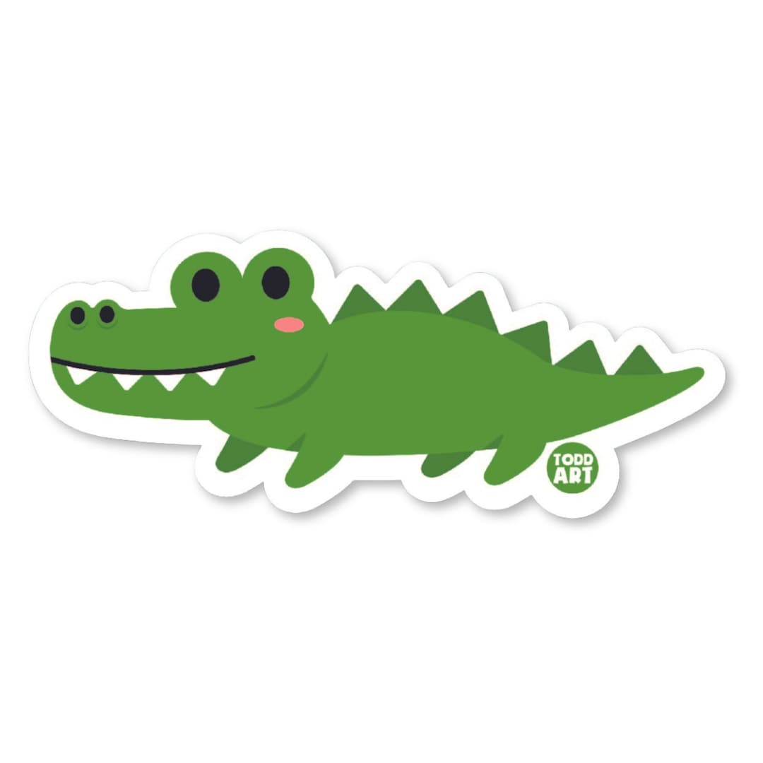 Alligator Sticker: 3 Inch Vinyl Waterproof Laptop Decal - Etsy