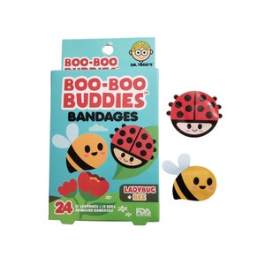 Ladybug and Bee Bandages, stocking stuffer, holiday gifts, cute bandaids kids, fun bandaids for kids, cool bandages for adults