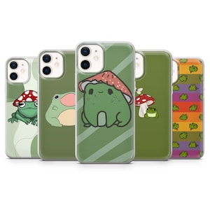 Cute Froggy Phone Case Frog Cover for iPhone 16 15 14 13 12 11 Pro, XR, Samsung A13,S24,S23, S22, S21 FE, A25, A72, A52, Pixel 6a,7,8,9