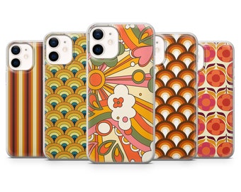 Vintage Handyhülle Retro Cover für iPhone 16, 15, 14, 13 12 11 Pro, XR, Samsung A15,S24, S23, S22, S21 FE, A25, A72, A55, Pixel 6a,7,8,9