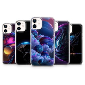 Planet Phone Case Earth Cover for iPhone 14, 13 12 11 Pro, XR, Samsung A13, S22, S21 FE, A40, A72, A52, Pixel 6a