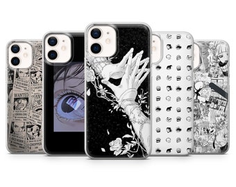 Anime Phone Case Manga Cover pour iPhone 15, 14, 13 12 11 Pro, XR, Samsung A13, S23, S22, S21 FE, A40, A72, A52, Pixel 6a