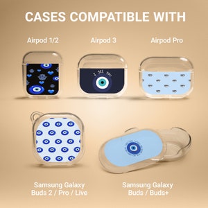 Evil Eye Case Blue Eye Case Cover voor Apple Airpods Pro Airpods 3 Airpods 1 2 Samsung Galaxy Buds 2 Buds+ Buds live