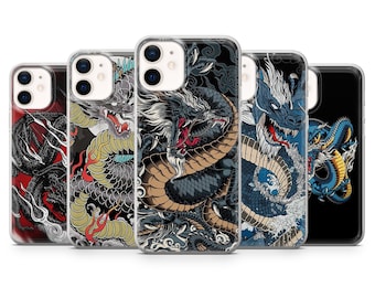 ドラゴン フォンケース 日本製カバー iPhone 14、13 12 11 Pro、XR