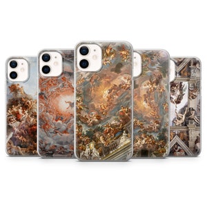 Renaissance Art Phone Case Painting Cover for iPhone 16, 15, 14, 13 12 11 Pro, Samsung A15, S24, S23 FE, S22, A25, A72, A52, Pixel 6a,8,9