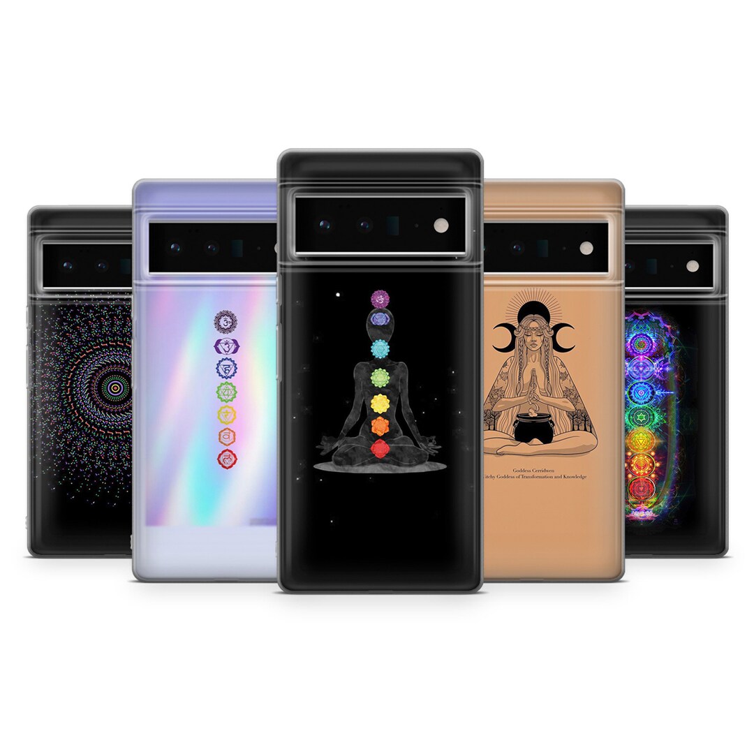Spiritual Chakra Case Hindu Energy Points Cover for Pixel 8, 7, 6, 6A ...