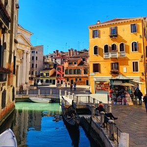 Wall Art - Venice Canal Italy | Photography | Photo Paper | Print | Poster | Home Decor | Traveler Gift