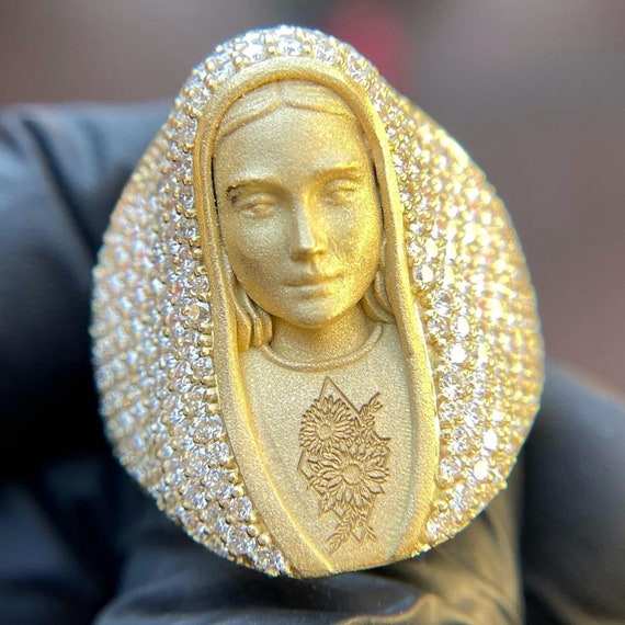 Buy Ice Out VVS Diamond Ring Custom Moissanite Champion Ring