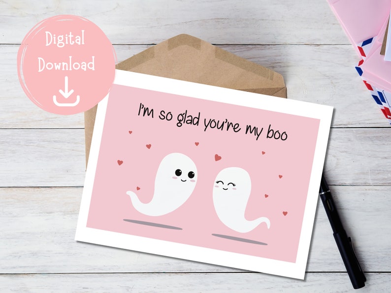 Gourde Isotherme 600ml "You're My Boo Ghost" - Saint-Valentin - Acier Inoxydable