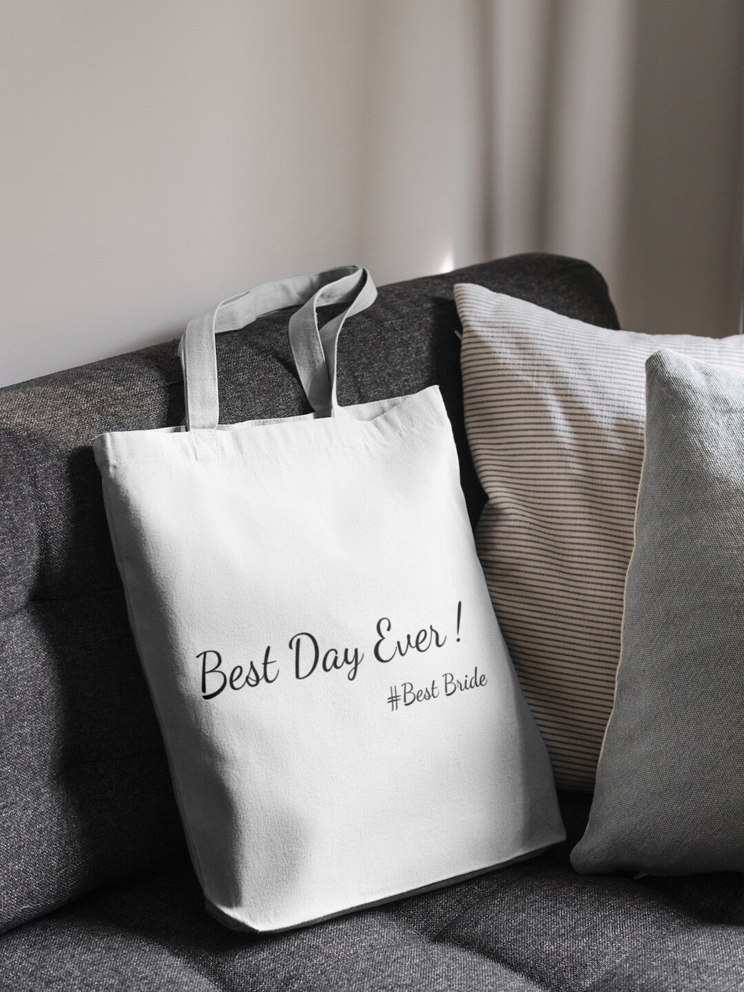Best Day Ever Tote Bag bestbridetotebag bride Tote Bag Etsy