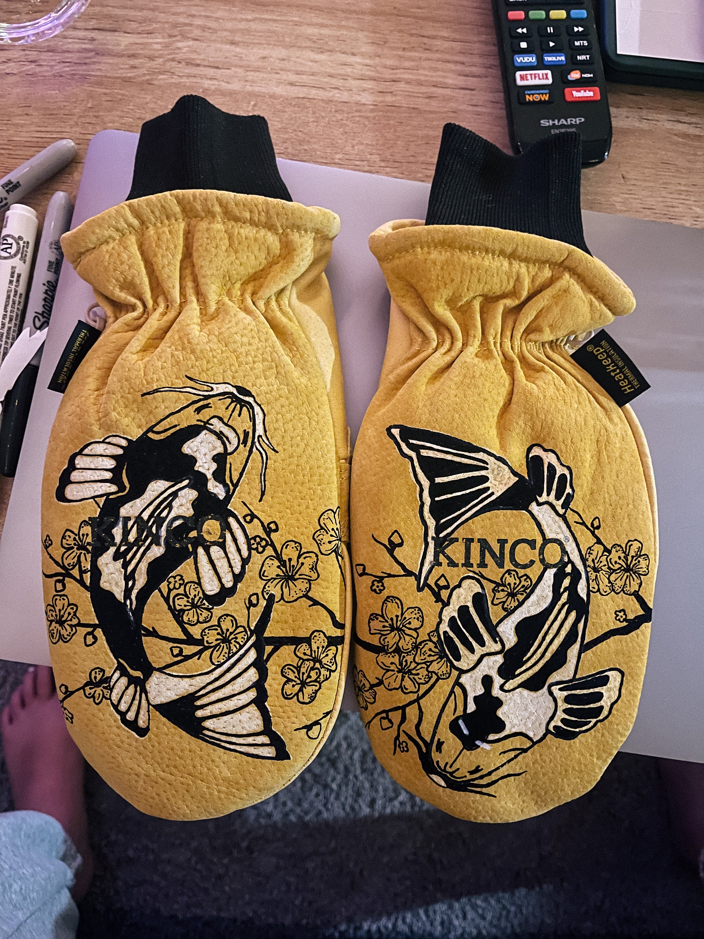 CUSTOM Kinco Ski MITTENS Etsy