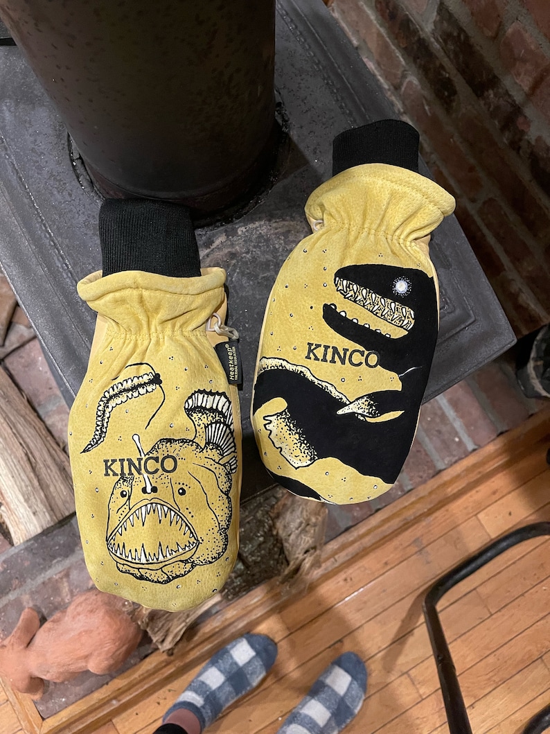 CUSTOM Kinco Ski MITTENS Etsy