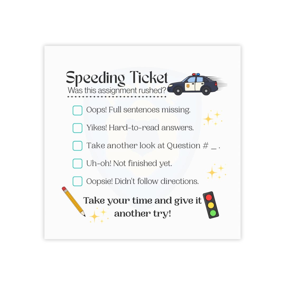 Homework Sign On Post Its Homework Post-it Note Pads | Grading Reminder Notes Student & Teacher ...