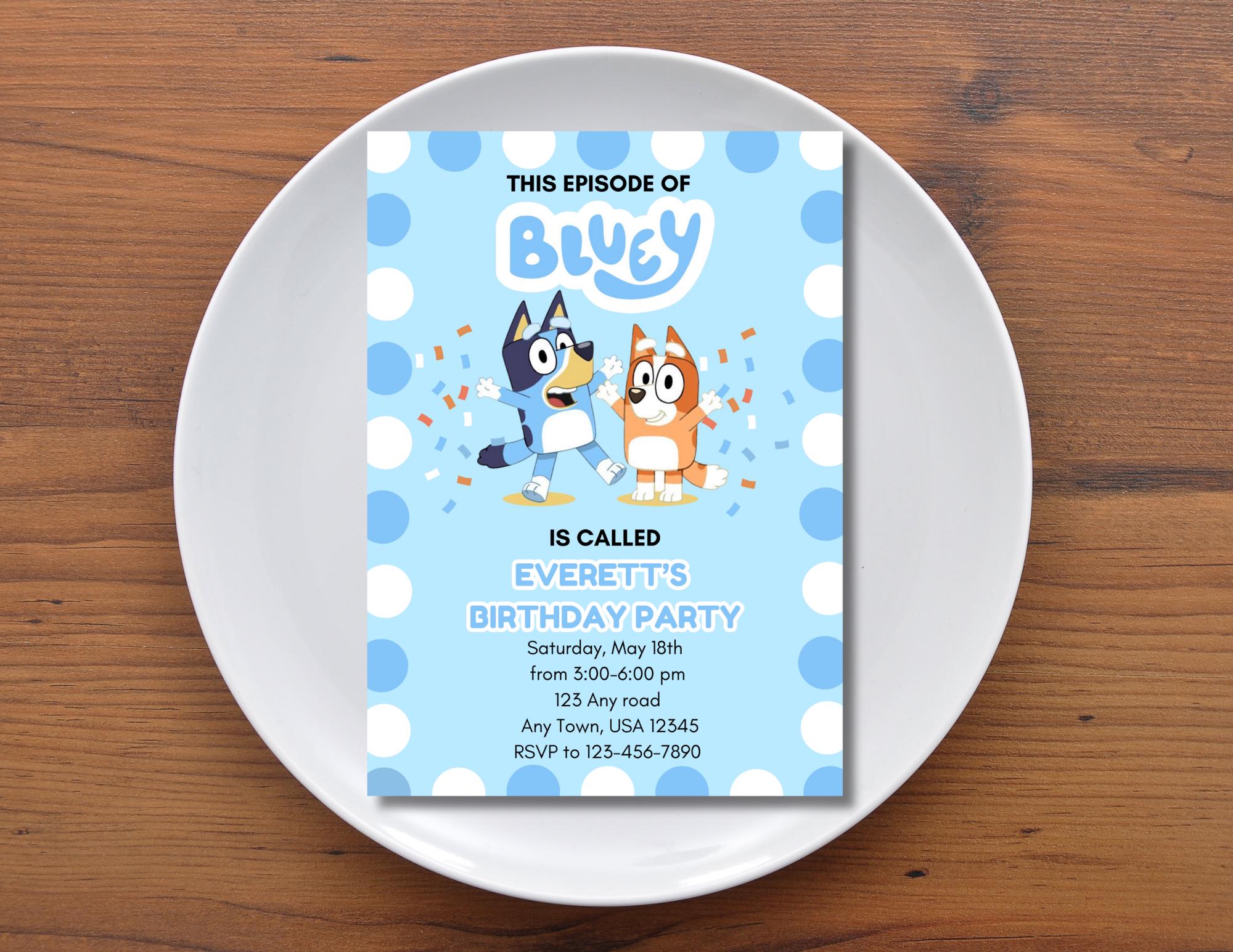 Editable PDF Invite via Canva
