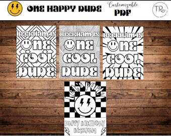 One cool dude color pages